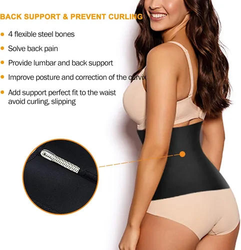 Miniatura 5 de SCARBORO Fajas de cinturón de recuperación de apoyo para la maternidad posparto para mujeres Shaper cuerpo barriga control cintura entrenador