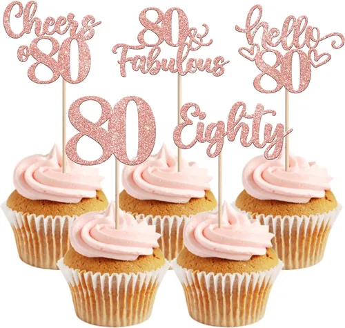 Miniatura 9 de 30 piezas de adornos para cupcakes de 12 cumpleaños feliz, brillantes doce, hola 12, felicitaciones a 12 años, adornos para cupcakes, 12