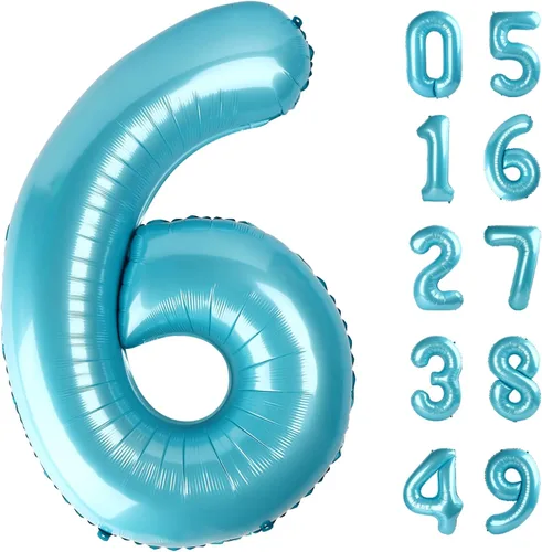 Miniatura 102 de Globo de cumpleaños número 4 dorado de 40 pulgadas, globos gigantes del número cuatro 14 24 34 40 44 2024, globos grandes de lámina de mylar para Oro