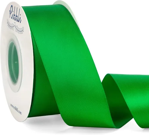 Miniatura 15 de Ribbli - Cinta de satén de doble cara dorada, 1 pulgada x 25 yardas, uso para ramo de lazos, envoltura de regalos, decoración de boda Dorado