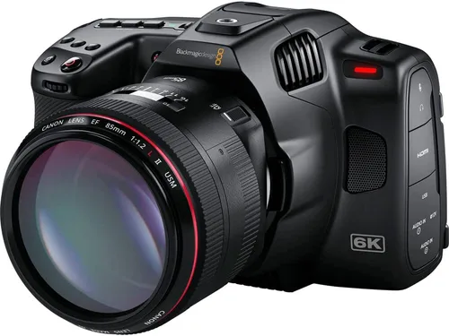 Miniatura 4 de Blackmagic Design Cámara de cine de bolsillo 6K G2 (CINECAMPOCHDEF6K2) + lente Canon EF de 1.969 in (0570C002) + tarjeta de memoria de 64 GB +