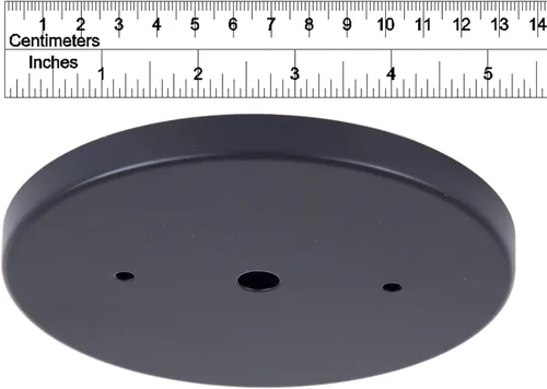 Miniatura 4 de B&P Lamp juego de toldo de acero poco profundo moderno de 5 1/4 pulgadas, negro Negro satinado