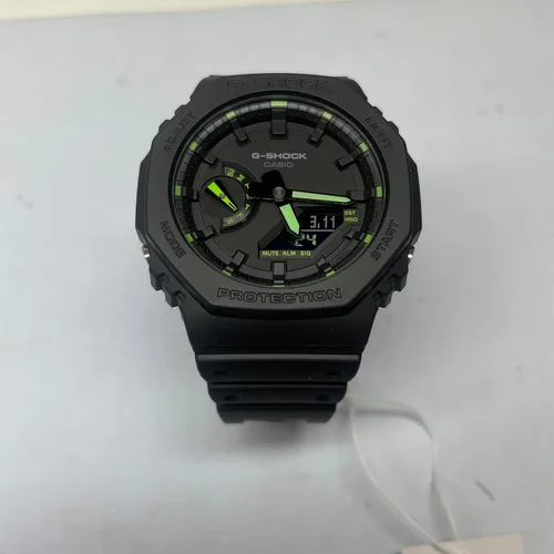 Miniatura 6 de G-Shock GA2100-1A3 - Reloj neón con acento color verde NegroVerde Digital