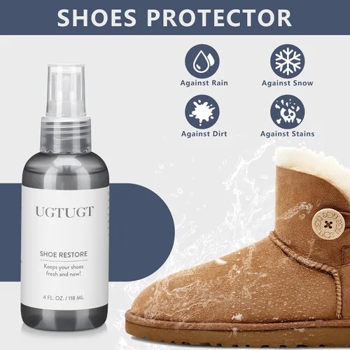 Miniatura 4 de Kit de limpiador de zapatos, kit de limpiador de zapatos de gamuza con limpiador de zapatos, resistente al agua, cuidado de zapatos para gamuza