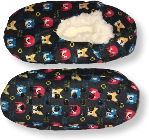 Miniatura 4 de Zapatillas Sonic Boys Fuzzy House Shoes para niños
