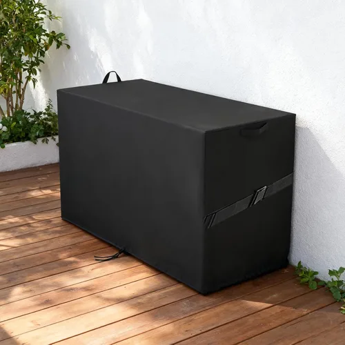 Miniatura 4 de Cubierta de Caja de Almacenamiento Exterior, Cubierta Impermeable de Resina para Contenedor de Almacenamiento, Cubiertas de Caja de Cubierta