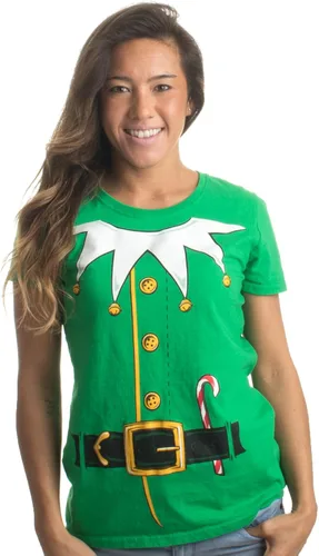 Miniatura 9 de Camiseta de disfraz navideño para mujer, camiseta de Halloween y Navidad pirata para mujer