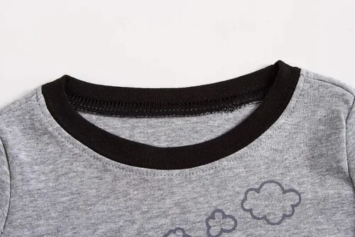 Miniatura 5 de Family Feeling - Conjunto de 2 piezas de pijama de Navidad a rayas para niños y niñas, 100% algodón