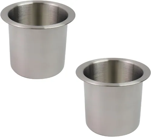Miniatura 18 de Dnyta 4 piezas de 3.8 x 2.6 pulgadas de plástico negro para asiento de automóvil, soporte de vaso de repuesto para sofá, barco, camión, automóvil