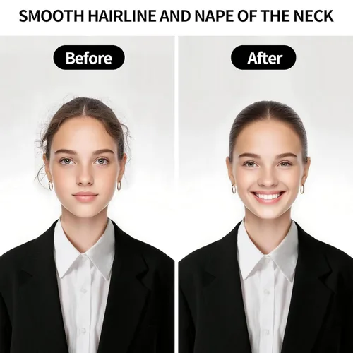 Miniatura 3 de Barra de cera para el cabello SWEET VIEW y cepillo liso para peinar hacia atrás para domar cabellos sueltos, encrespados, rabo de caballo elegante