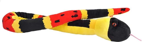 Miniatura 2 de Wild Republic - Peluche de serpiente de peluche, regalo para niños, Coral, 54 pulgadas