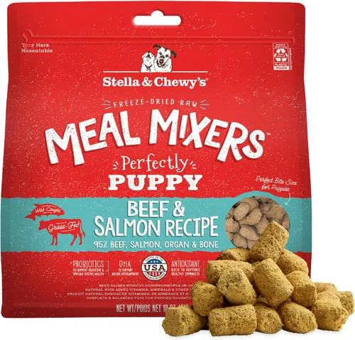 Miniatura 12 de Stella & Chewy's Mezcladores de Comida Cruda Liofilizada – Elaborados para Cachorros – Sin Granos, Ricos en Proteína, Receta Perfectamente Cachorro