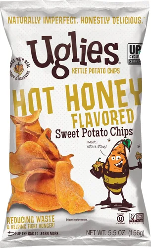 Miniatura 18 de UGLIES Patatas fritas cocidas en hervidor de agua, aperitivos sin gluten, patatas fritas Kosher, aperitivos sin OMG para niños u oficina, bolsas