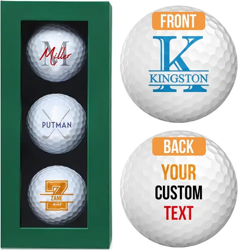 Miniatura 9 de Pelotas de golf personalizadas, regalos para hombres, pelota de golf personalizada con logotipo o foto, regalo personalizado para golfistas, papás