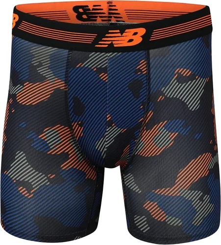 Miniatura 4 de New Balance Performance - Calzoncillos tipo bóxer sin mosca para hombre 4