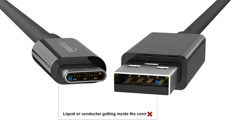 Miniatura 7 de Amazon Basics Cable de carga adaptador USB-C a USB-A 3.1 Gen 2, cargador rápido, 10 Gbps de alta velocidad, certificado USB-IF, compatible