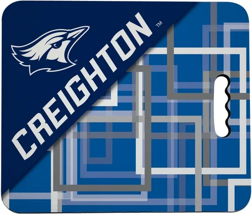 VictoryStore Cojines de asiento al aire libre - Cojín de asiento de estadio de la Universidad de Creighton - Diseño de cuadrados