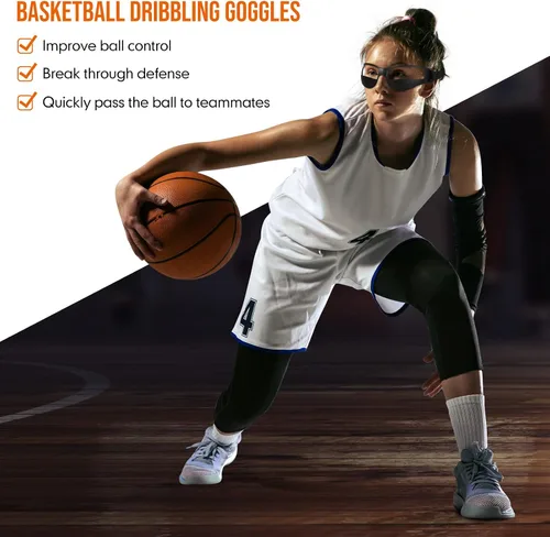 Miniatura 2 de Weewooday Paquete de 12 gafas de baloncesto ajustables para entrenamiento deportivo, ayuda para entrenamiento de equipo, equipo de baloncesto
