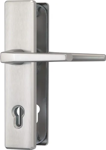 ABUS HLS214 F9 Doble Manija Acero Inoxidable 31699 Montaje de Seguridad de Puerta (el embalaje puede variar)