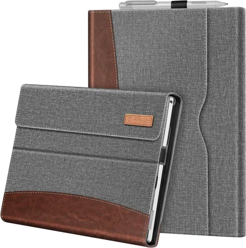 Miniatura 19 de Funda Fintie para Microsoft Surface Pro 7 Plus, Surface Pro 7/6/5/4/3 de 12,3 pulgadas - Cubierta de negocios tipo portafolio con bolsillo, Negro