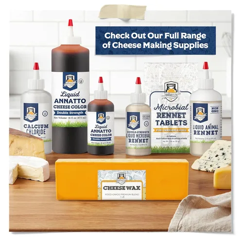 Miniatura 2 de Cuajo microbiano líquido para la fabricación de queso, coagulante vegetariano de la leche - 1 fl oz