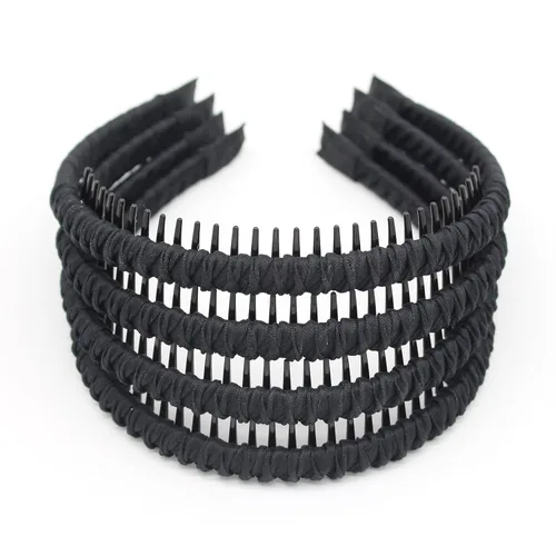 Miniatura 14 de JOBAND Diadema de Aro con Púas Multicolor, Diadema con Peine, Accesorios para el Cabello Suave y Cómodo, Antideslizante para Mujeres/Niñas