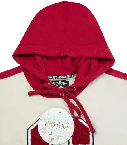 Miniatura 8 de Harry Potter Hogwarts Gryffindor G Patch Logo Premium Sudadera con capucha M, Negro, M