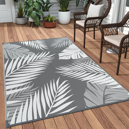 Miniatura 23 de GENIMO - Tapete reversible e impermeable para patios y exteriores, oferta, paja de plástico, para áreas grandes, campamentos, RV, pícnics, terrazas