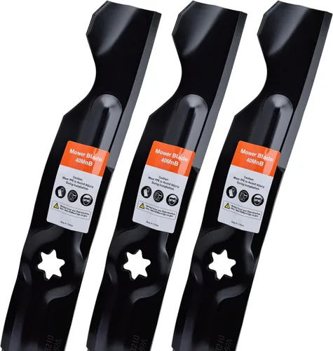 Grasscool 942-04053C - Cuchillas de cortacésped para Cub Cadet de 50 pulgadas de cubierta de giro cero LT1050 LTX1050 RZT50 Reemplazar 742-04056