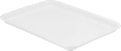 Miniatura 9 de PATIKIL Bandeja de comida rápida de 12 x 9, bandeja rectangular multiusos de plástico reutilizable para cafetería, restaurante, cocina en casa, Azul