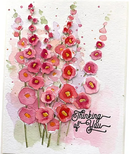 Miniatura 6 de Lapoo Troquel de corte de flores para álbumes de recortes, troqueles de corte de metal duradero para álbumes de recortes, álbum de fotos, tarjeta