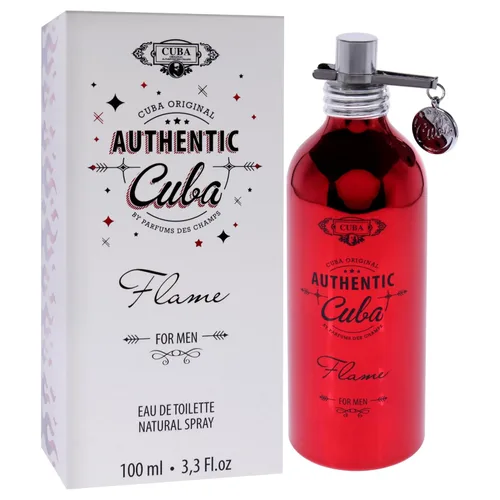 Miniatura 3 de Cuba Authentic Flame by Cuba para hombre - 3.3 oz EDT Spray