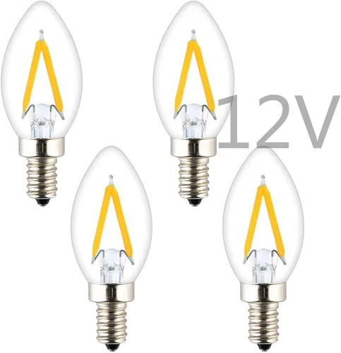 Bombillas de noche mini C7 de 12 V nueva llegada, Plateado, OPR-A15VDC2W-6, 1.00watts, 12.00 volts