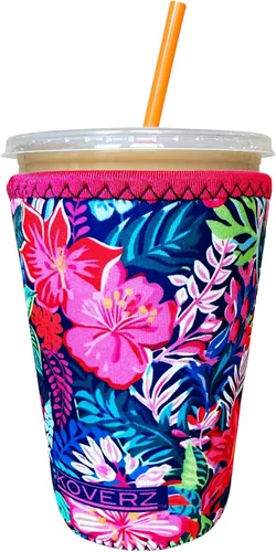 Miniatura 36 de Funda Koverz para café helado, funda aislante de neopreno para taza, se ajusta a una taza de café de 32 Oz., lavable y reutilizable, accesorios