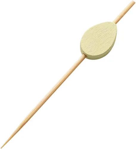 Miniatura 11 de Palitos de fruta de 3.5 pulgadas, 100 pinchos de cóctel desechables, duraderos, punta afilada, palitos de canapé de bambú, congelables, para copas