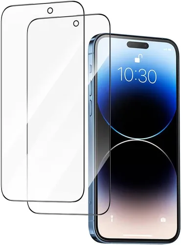 Miniatura 9 de PERFECTSIGHT Protector de pantalla compatible con iPhone 14 Plus, iPhone 13 Pro Max de 6.7 pulgadas, paquete de 2 fundas de vidrio templado