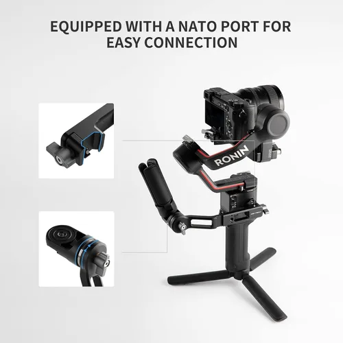 Miniatura 4 de PGYTECH Soporte de agarre compatible con DJI RS3 / RS3 Pro y Mini / RS2 / RSC2 Ronin estabilizador de mango cardán