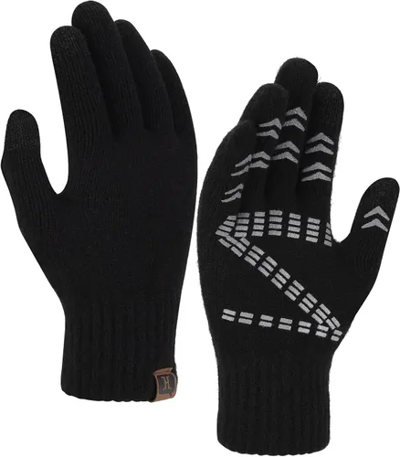 FZ FANTASTIC ZONE Guantes de invierno para hombre, cálidos, térmicos, suaves, de lana, para pantalla táctil, para mujer