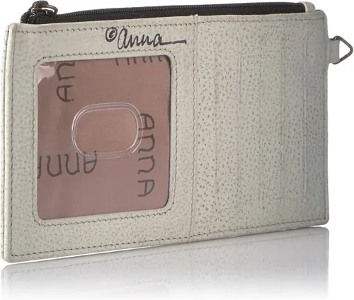 Miniatura 2 de Cartera Anna by Anuschka organizadora, de cuero auténtico, cinco espacios de tarjetas de crédito, para mujer