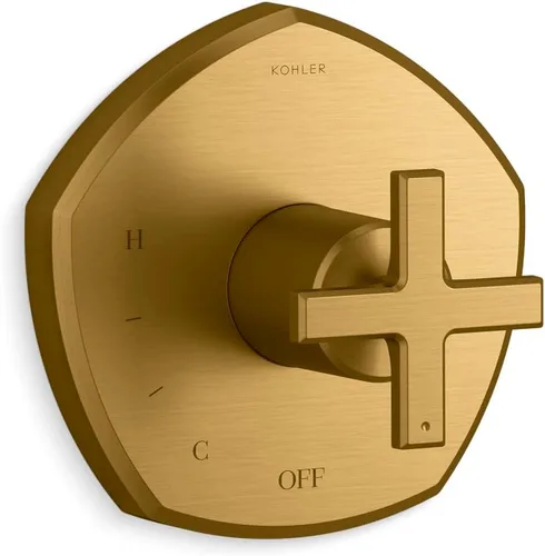 Miniatura 5 de KOHLER K- TS27043-3-BV Occasion™ RITE-TEMP VALVE TRIM, vibrante bronce cepillado