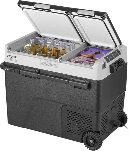 Miniatura 12 de VEVOR Refrigerador de automóvil, DC 12/24V AC100-240V, enfriador eléctrico de -4 °F a 68 °F con control de aplicación, congelador de automóviles