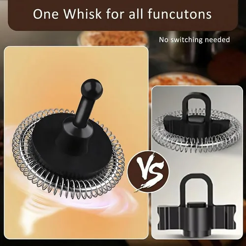 Miniatura 5 de Espumador de leche 4 en 1 para café, vaporizador de leche eléctrico desmontable de 19.6 onzas, máquina automática de espuma fría y caliente