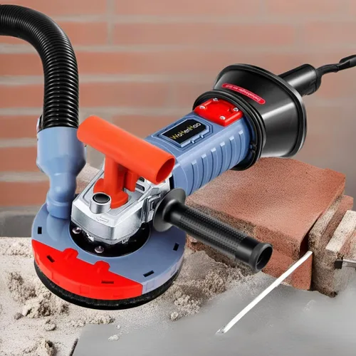 Miniatura 2 de Wohenhao Cepilladora de Concreto de 5 Pulgadas 1500W con Cubierta de Extracción de Polvo y Rueda de Copa de Diamante, Máquina de Eliminación