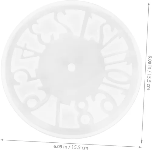 Miniatura 9 de DIY reloj 1pc molde de reloj para gelatinas moldes de silicona para resina epoxi s para resina epoxi joyería fundición s números fundición
