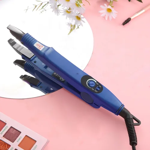 Miniatura 3 de Extensiones de Cabello Plancha de Fusión Extensiones de Cabello de Queratina Herramienta de Calor Varita Conectora de Calor con Protector