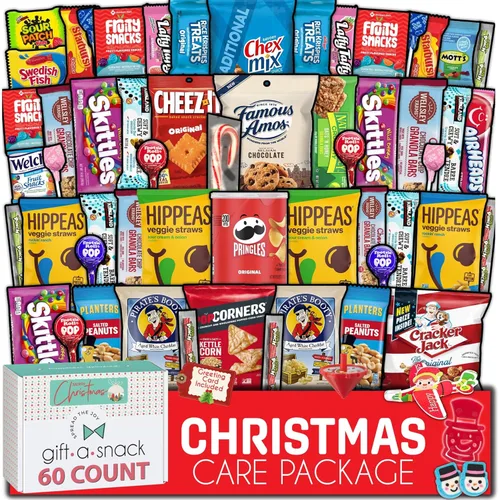 Miniatura 67 de Canasta de regalo con frutos secos para Navidad y festividades + cinta verde (juego de 7 piezas, 2.2 libras), bandeja preparada de alimentos