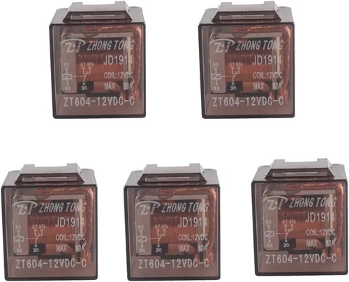 Miniatura 10 de Enchufe para relé de auto, de E Support™, de 12 V, 30 A, 40 A, 60A, 80A SPST y SPDT 30A 4Pin SPST