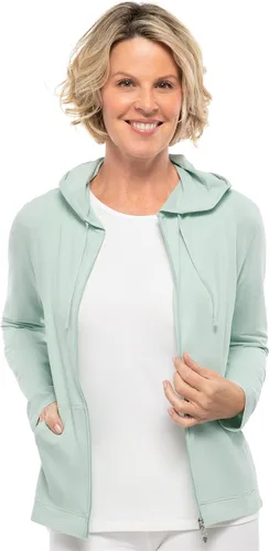 Miniatura 55 de Sudadera con capucha para la costa, de Coolibar, para mujer, UPF 50+, protege del sol