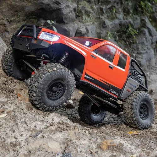 Miniatura 3 de Axial RC Crawler 1/6 SCX6 Trail Honcho 4WD RTR (transmisor y receptor incluidos, batería y cargador no incluidos), rojo, AXI05001T1, camiones