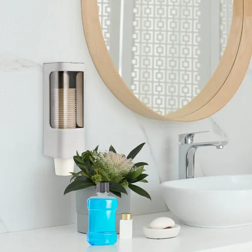Miniatura 5 de Brandon-super [300 unidades - 2 onzas] Vasos de papel pequeños, vasos de enjuague bucal, tazas de baño, mini tazas desechables pequeñas